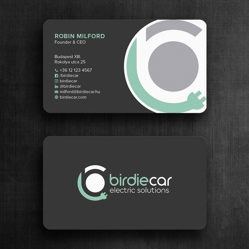 business card for company called birdie Design by Felix SH