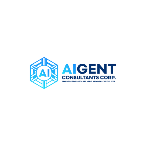 AI Agent Company: Appealing to small to medium sized businesses. Design by SimpleSmple™