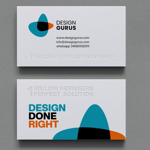 Xclusive16さんのBusiness Card for DesignGurus.comデザイン