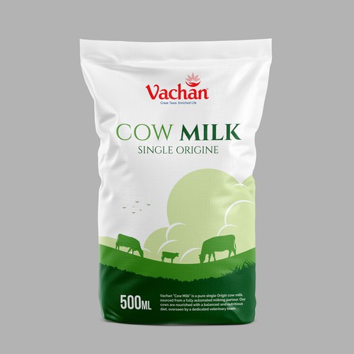 Vachan Cow Milk Design by Experiva