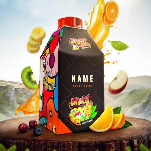 Diseño de Dynamic poster design for Fruit Juice advertisement de Mayank Ojha