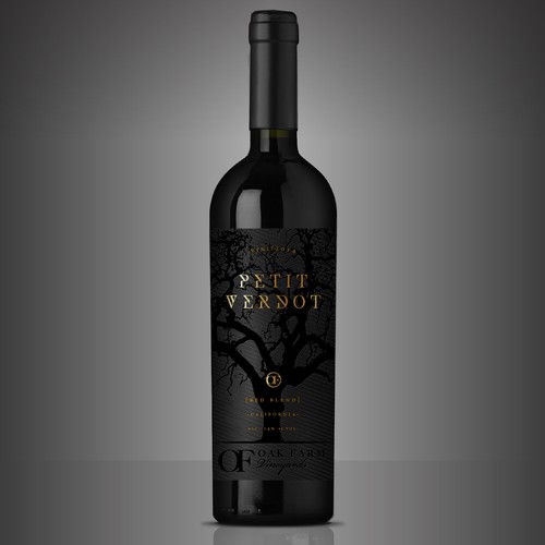 Design a new wine label for our new California red wine... Design by :DiegoGuirao