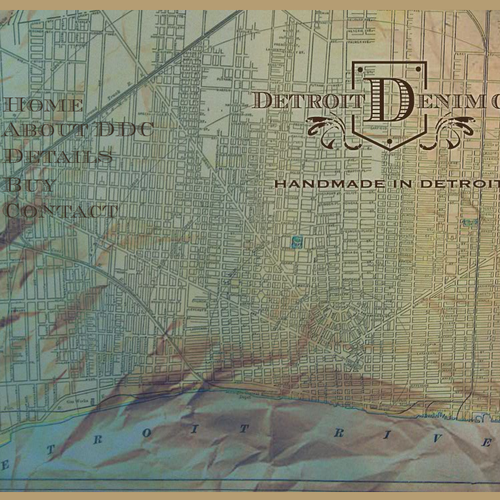 Detroit Denim Co., needs a new website design Diseño de Webics Designs