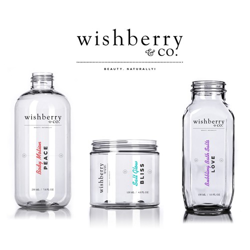 Wishberry & Co - Bath and Body Care Line Diseño de Javier Milla