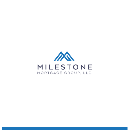 Milestone Mortgage Logo Design by AnaMaria.Design