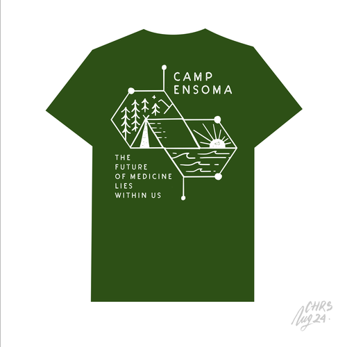 Summer Camp themed logo for  biotech summer outing swag Design by chrisnug