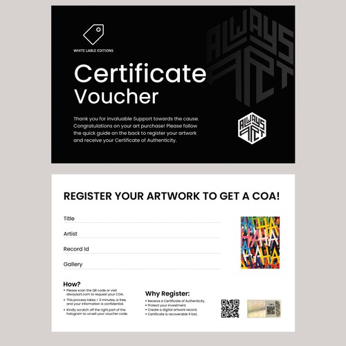 Certificate Voucher Design by Mah_Ari