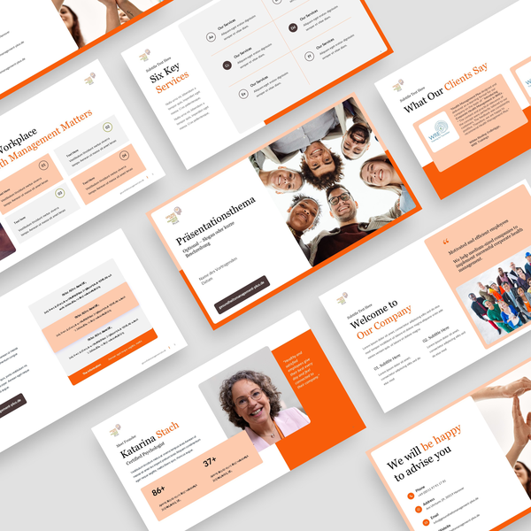 Design by Luna Rouge titled "PowerPoint Presentation Template for Consulting"