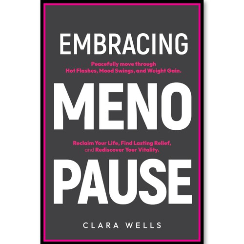 I need a book cover that connects with women about menopause Design by Creative_Crafter