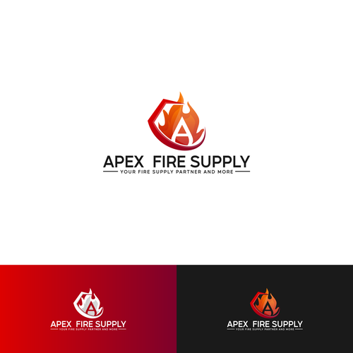 Apex Fire Supply Logo Wanted Diseño de keoart