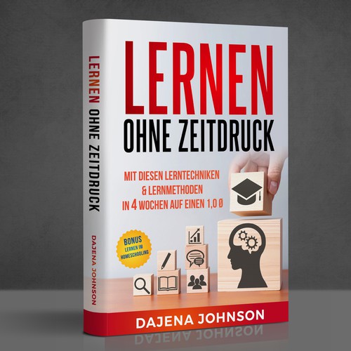 "Learning techniques for students book cover"-ontwerp door Klassic Designs