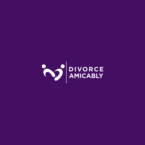 Logo for a new, healthy way for reasonable people to divorce Design by Тijana M.