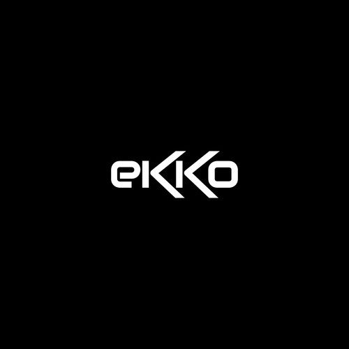 SIMPLE LOGO - ekko Letters then dm after Design by fiqrez