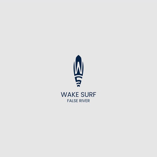 Edgy/sophisticated wake surf logo for a female/male group of wake surfers that embody a luxury life. Nothing predictable Design by aridotgo
