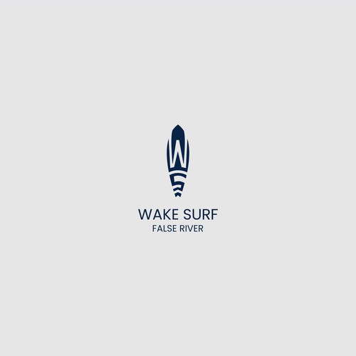 Edgy/sophisticated wake surf logo for a female/male group of wake surfers that embody a luxury life. Nothing predictable Design by aridotgo