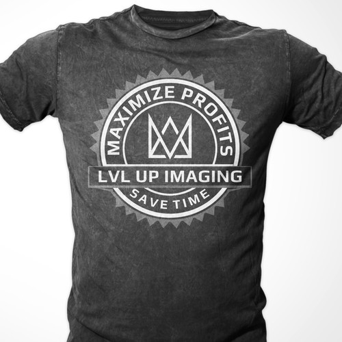 コンペ「New Shirt Design for LVL Up Imaging」のデザイン by outleaveさん 