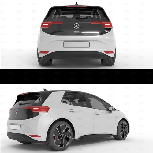 3D Model of VW ID3 Design by BenTō.