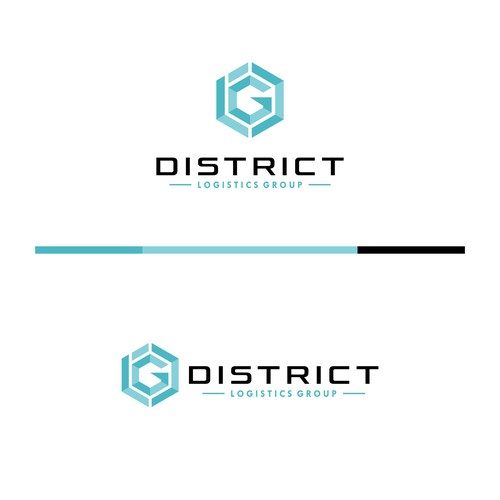 District Logistics Group logo, for automotive transport company Design by +vectorsm