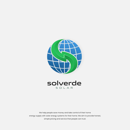 Clean logo for solar company Design by Bayudaswara