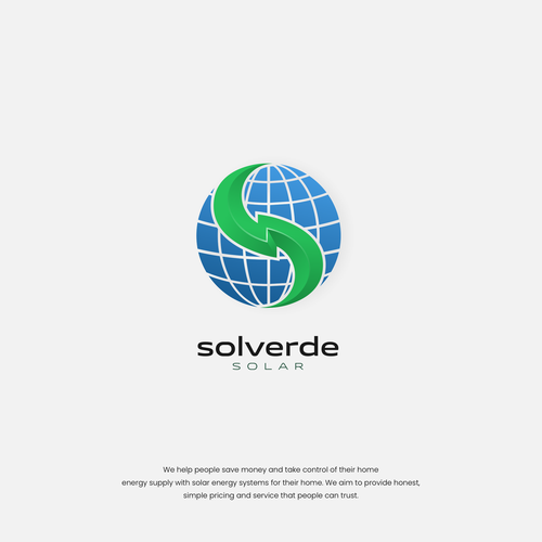 Clean logo for solar company Design by bayudaswara