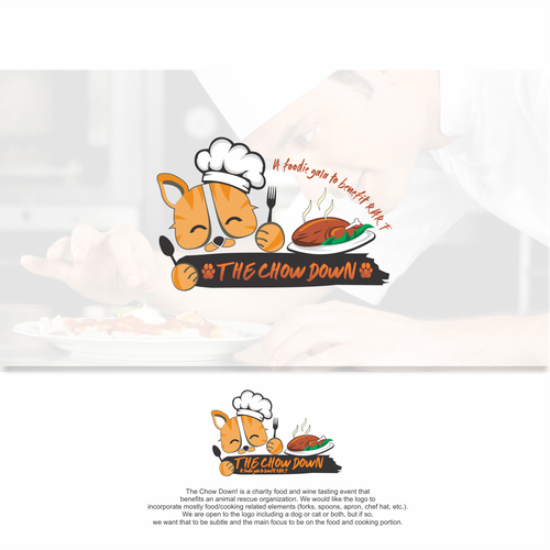 Food competition logo needed for charity even supporting animal rescue! Réalisé par asmui11