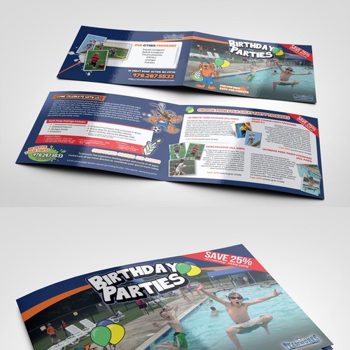 Birthday Party Brochure for Sport & Recreation Facility Design réalisé par irfansyahfir