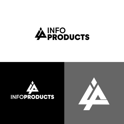 InfoProducts.com - Logo & Branding Design by Nana445