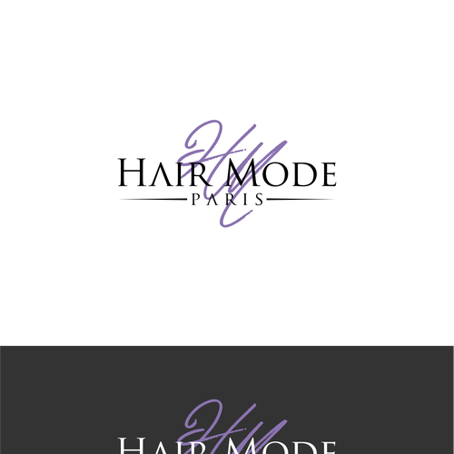 "création logo nouvelle marque d'extensions de cheveux haut gamme" winning Logo design