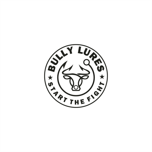 When Bulls and Lures Collide Logo Design Design by yosh_