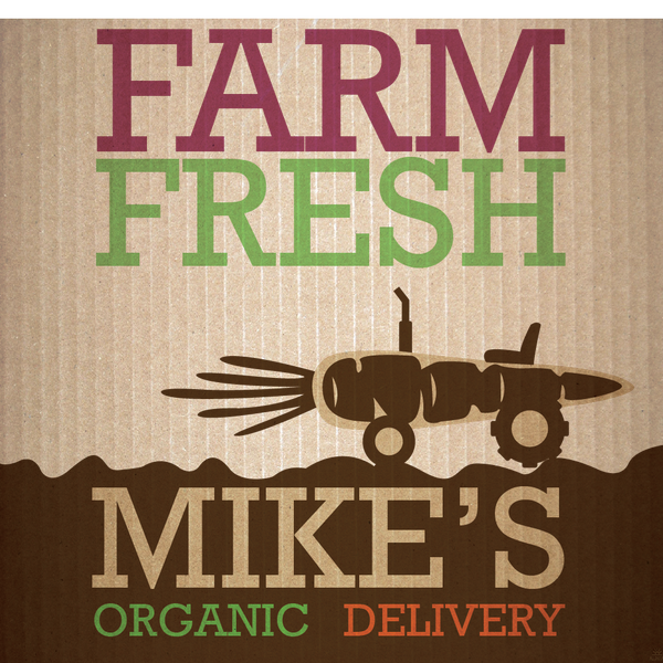 Creating a merchandise logo for a farm fresh/local delivery service.