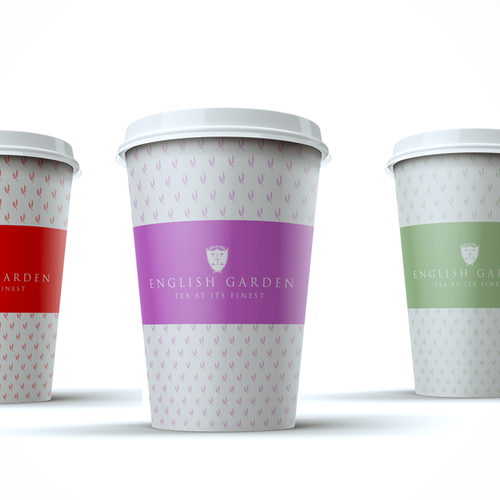 Tea paper cup - artwork design Design by BrooklynDesign™