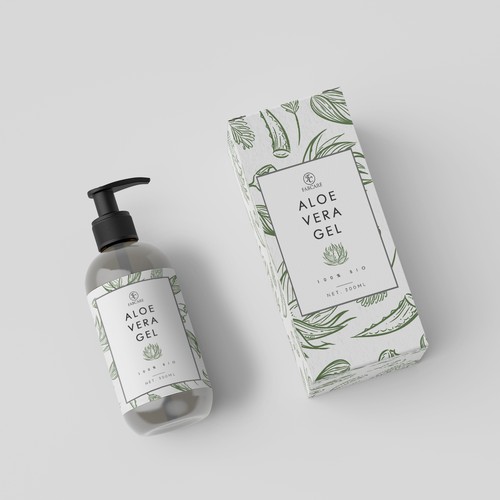 Label Design for Aloe Vera Lotion Design by grskwtz