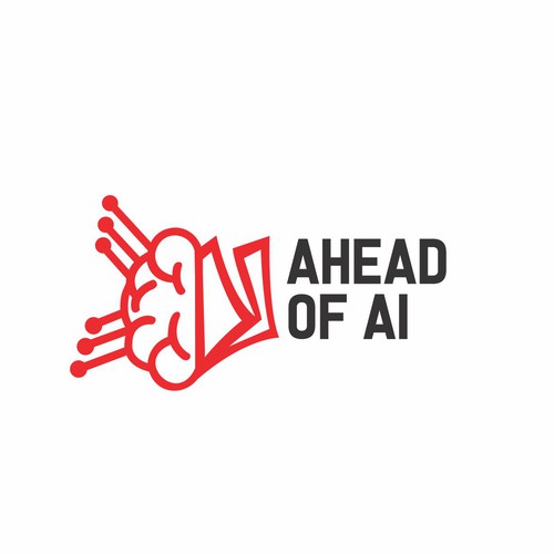 A modern newsletter logo related to artificial intelligence Diseño de Rekker