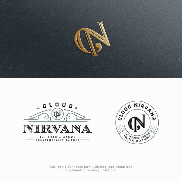 Design realizzato da Fayy.art intitolato "Cloud Nirvana Logo"