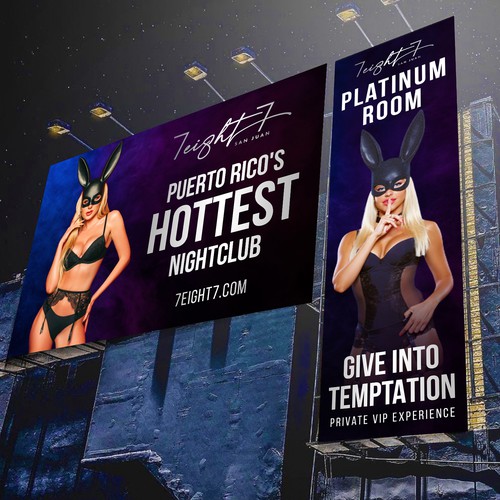 Billboard for a Nightclub and Gentlemen’s Club Design by Deep@rt