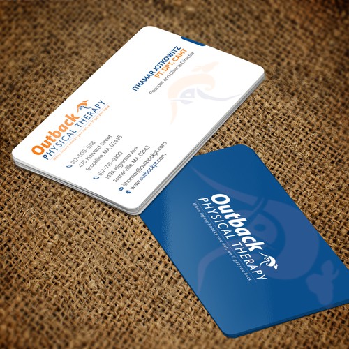 Business card for 2 clinic physical therapy office Design by ™SF_Design™