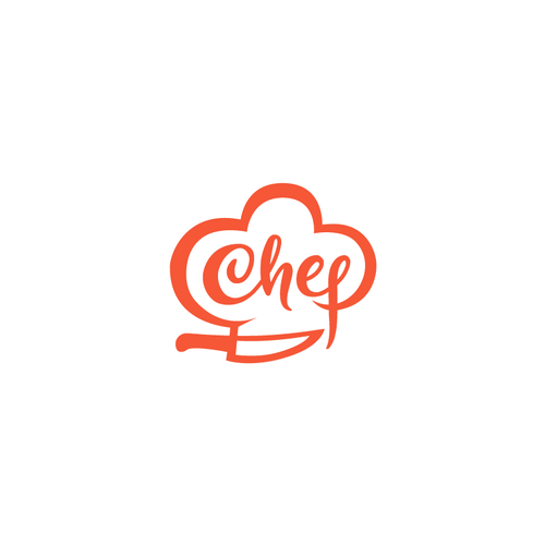 "CHEF": Food & Cooking Social Media Logo Design by atmeka