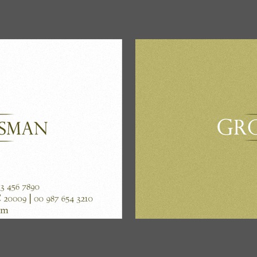 Help Grossman LLP with a new stationery Design by cknamkoi