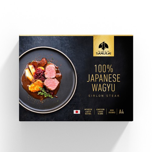 100% JAPANESE WAGYU STEAK Design by Nubia Design