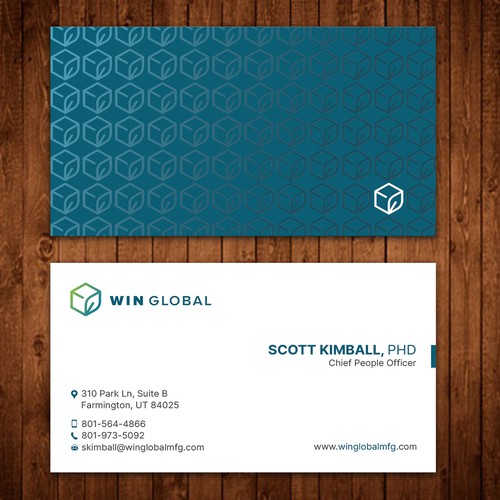 WIN Global Business Card Design Réalisé par ™SF_Design™