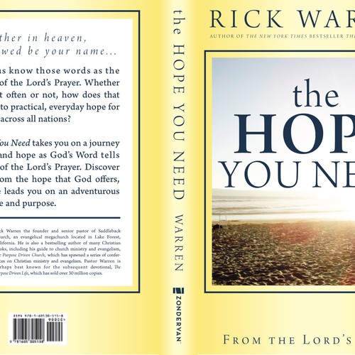 Design Rick Warren's New Book Cover Réalisé par lidstrom82