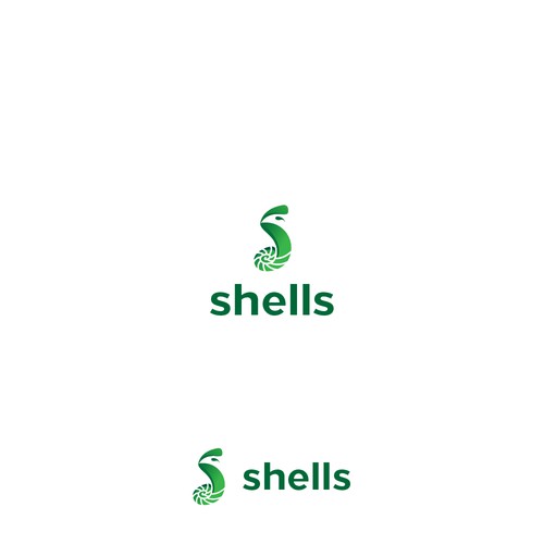 Logo design for UNIX Shell company. Design réalisé par dellfi ©