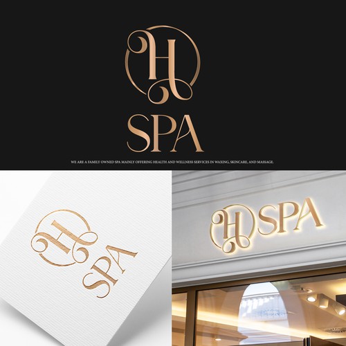 Design a modern and luxurious logo for a new family owned Wellness Day Spa Réalisé par Tara✏️