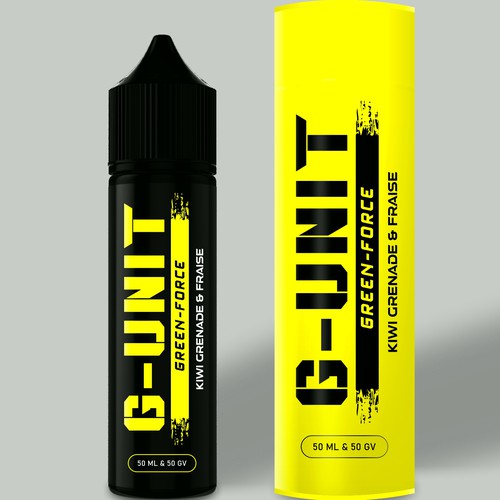 G-UNIT Eliquid need his new label Design by azabumlirhaz