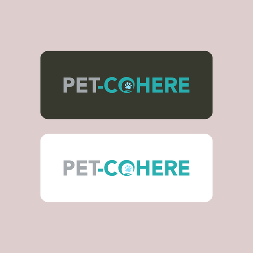 Create a Playful and Modern Logo for PET-COHERE, an E-Commerce Brand Focus on Pet Bonding. Design by Luel