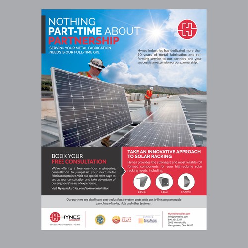 Design a Unique Solar Print Ad That Will Stand Out Réalisé par Dzine Solution