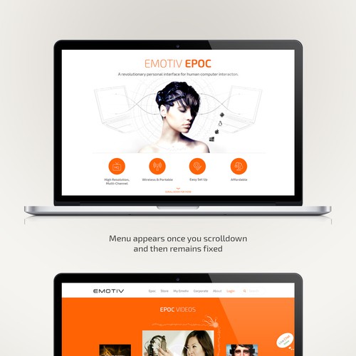 Redesign website for International Award Winning EEG system Design by Zallhady