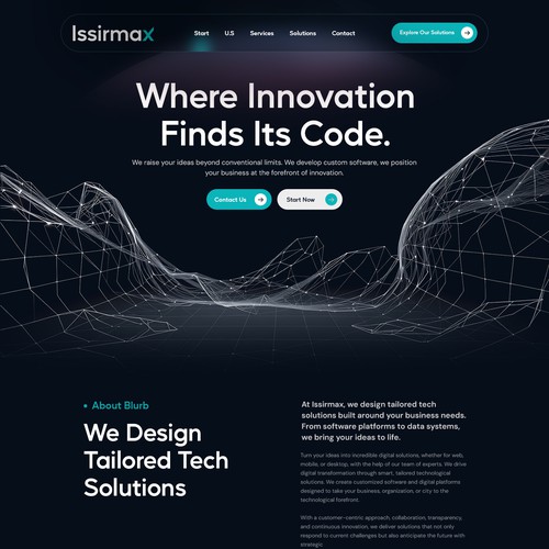 Web page design contest entry by MercClass
