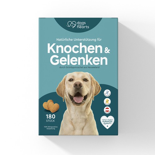 German dog food company needs a remarkable Box-Design for 1st Product (Healthy Snack) Design by Nubia Design
