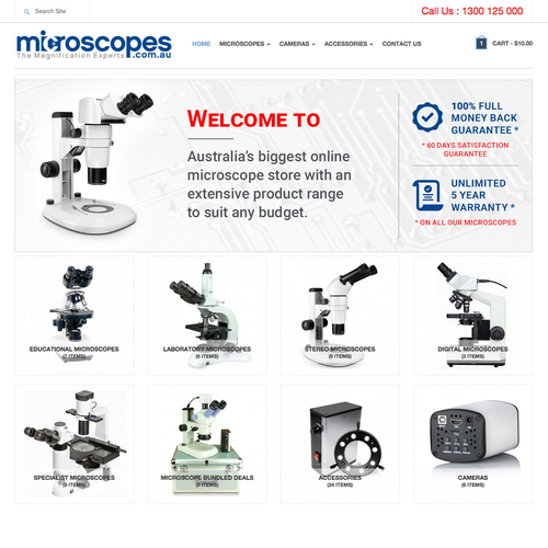 Microscopes.com.au -------------------------------------------- Banner Redesign Design by ideus